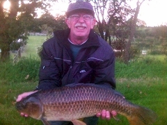 !5lb common taken at Llyn carfan top lake